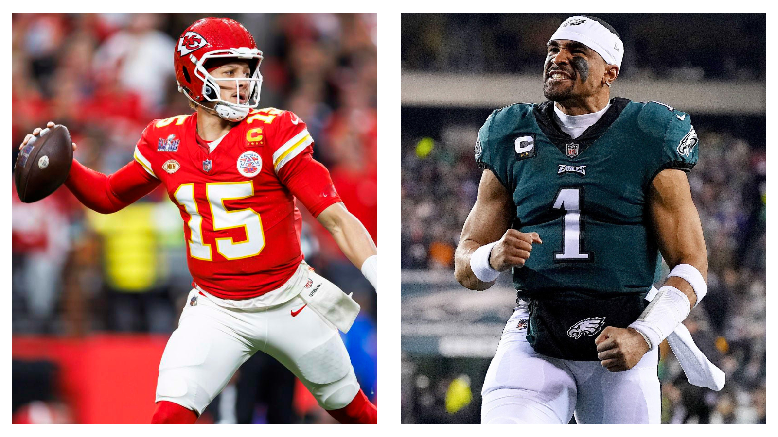 Patrick Mahomes v Jalen Hurts