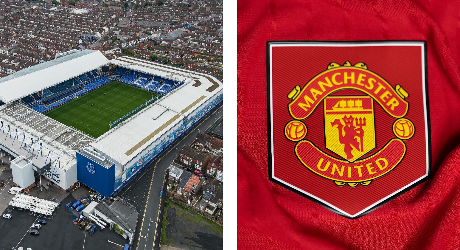 Goodison Park stadium hosts Manchester United