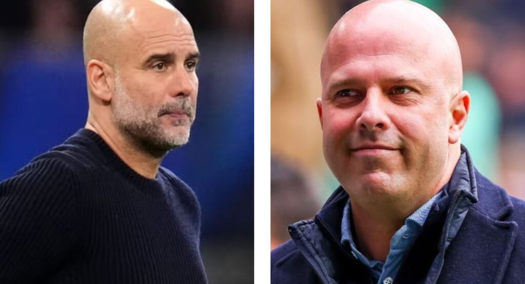 Pep Guardiola vs Arne Slot
