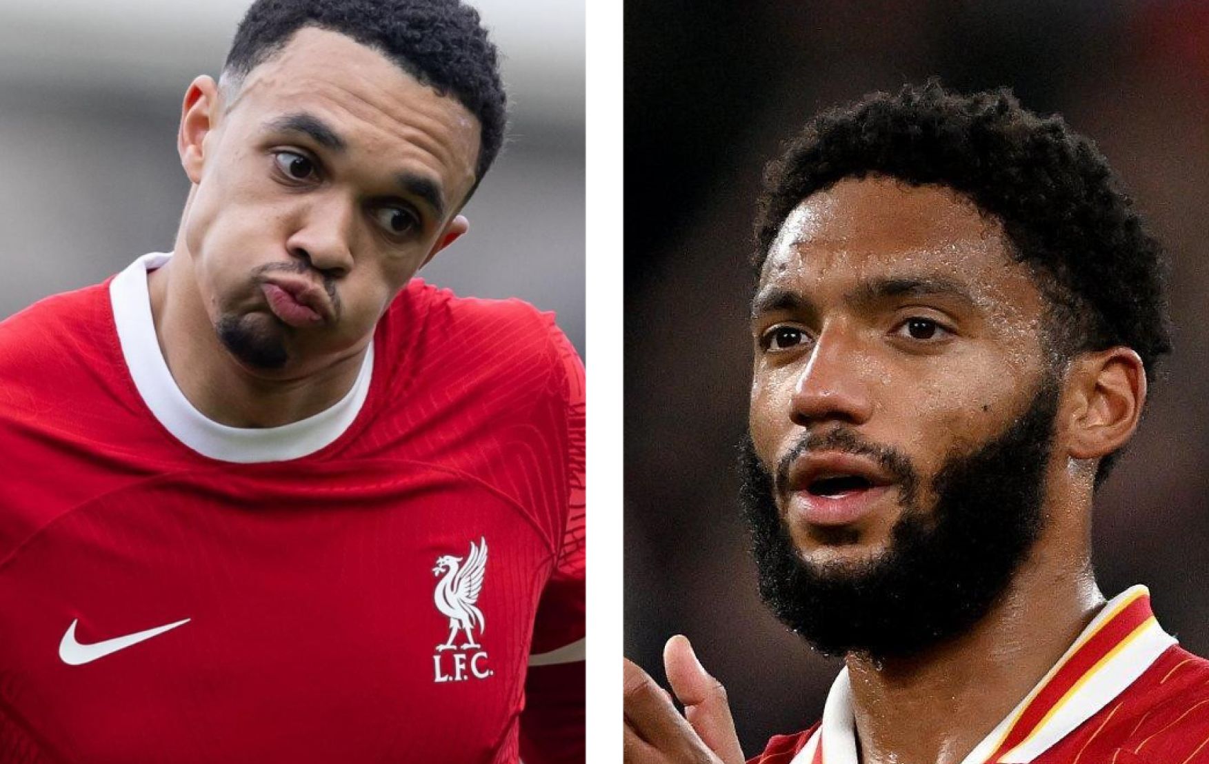 Trent Alexander-Arnold and Joe Gomez