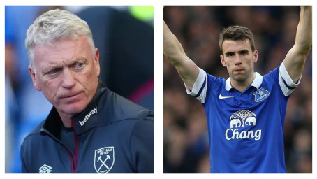 David Moyes and Seamus Coleman