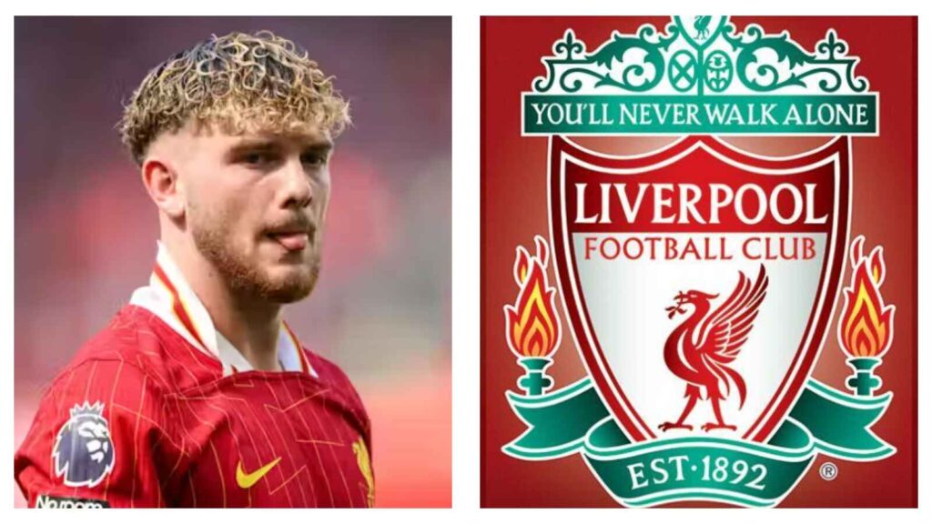 Liverpool midfielder Harvey Elliott