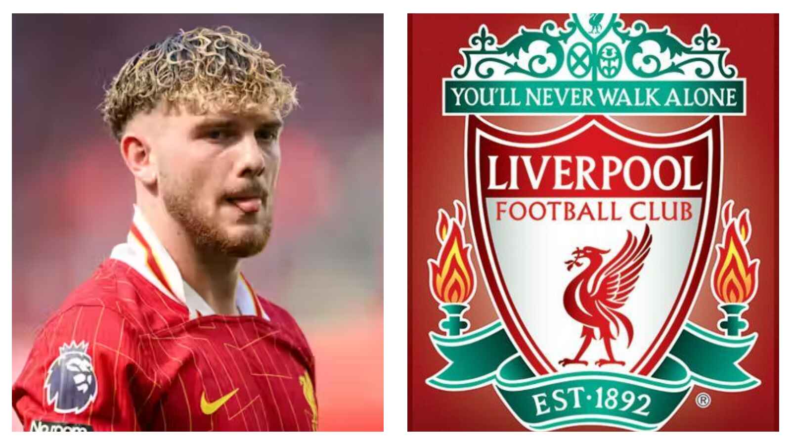 Liverpool midfielder Harvey Elliott