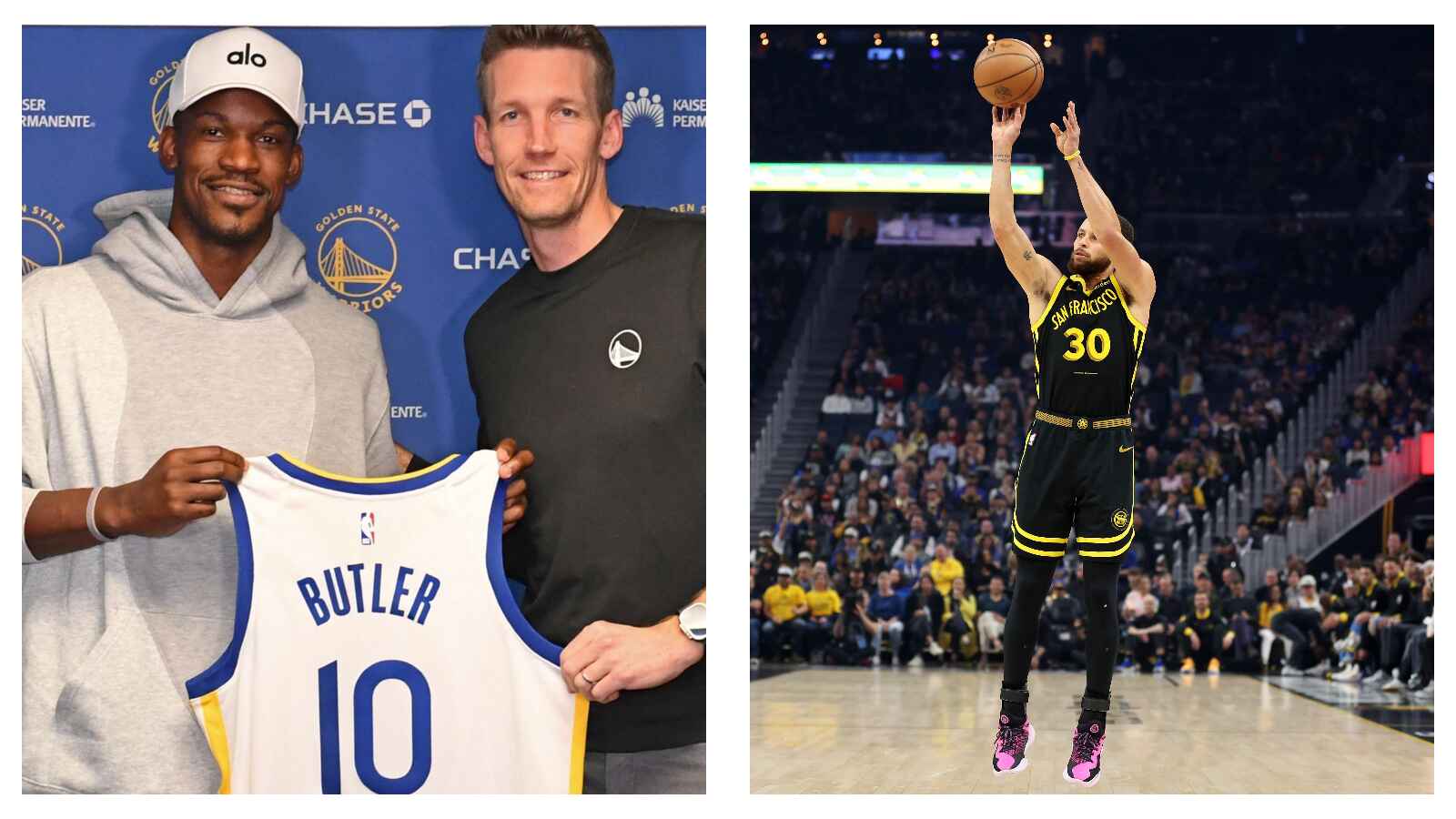 Jimmy Butler and Steph Curry