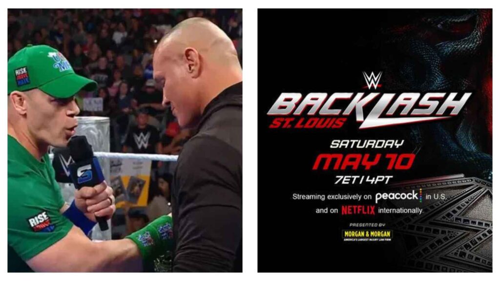 John Cena and Randy Orton for Backlash