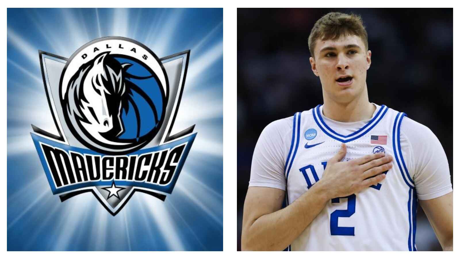 Dallas Mavericks logo & Cooper Flagg