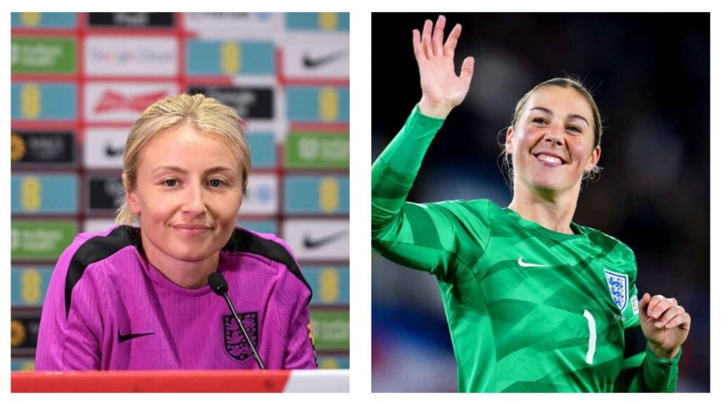 England captain Leah Williamson & Mary Earps