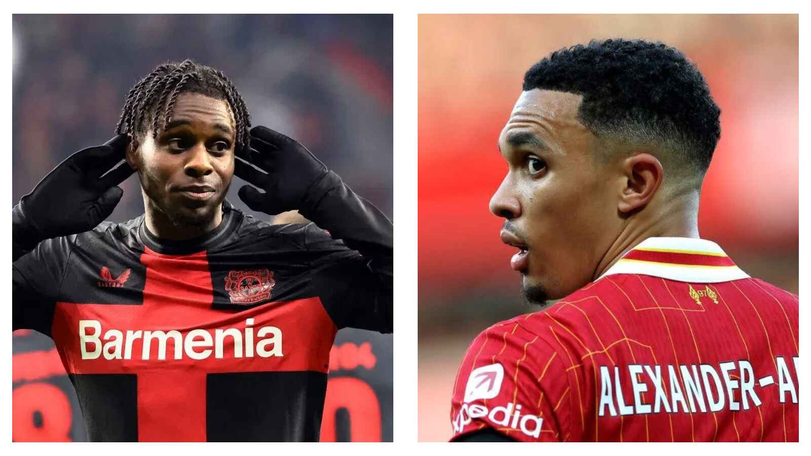 Jeremie Frimpong and Trent Alexander-Arnold
