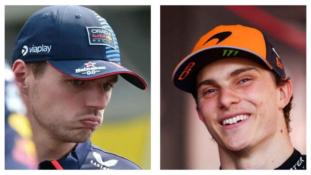 Max Verstappen and Oscar Piastri
