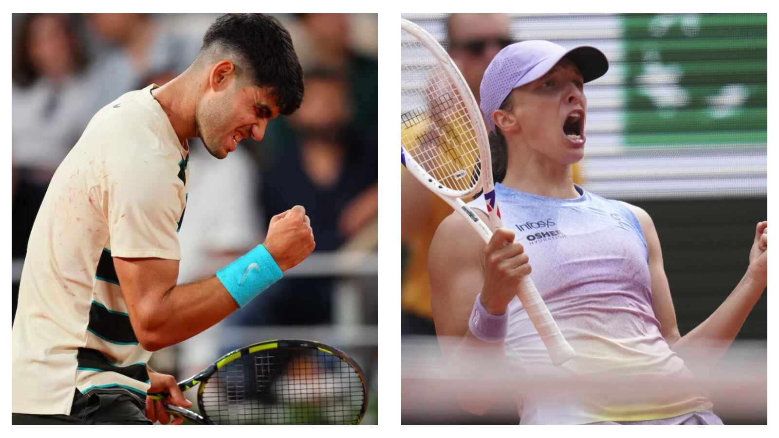 Carlos Alcaraz & Iga Swiatek