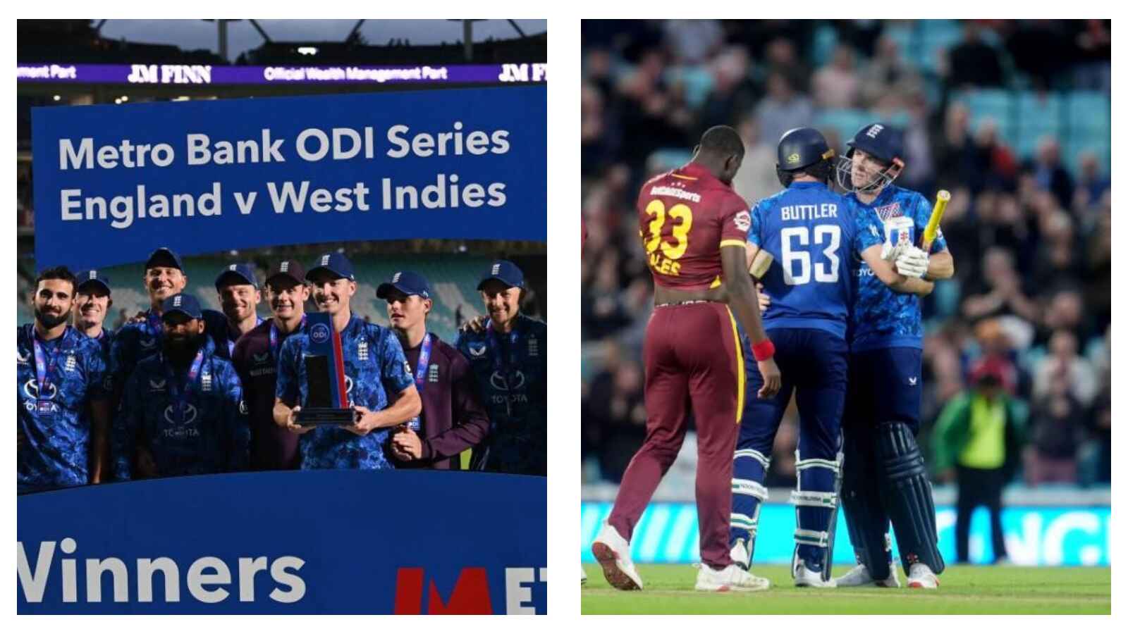 England vs West Indies, ODI series & Harry Brook with Jos Buttler