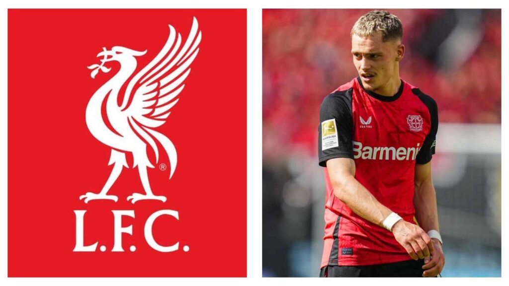 Liverpool FC crest & Florian Wirtz