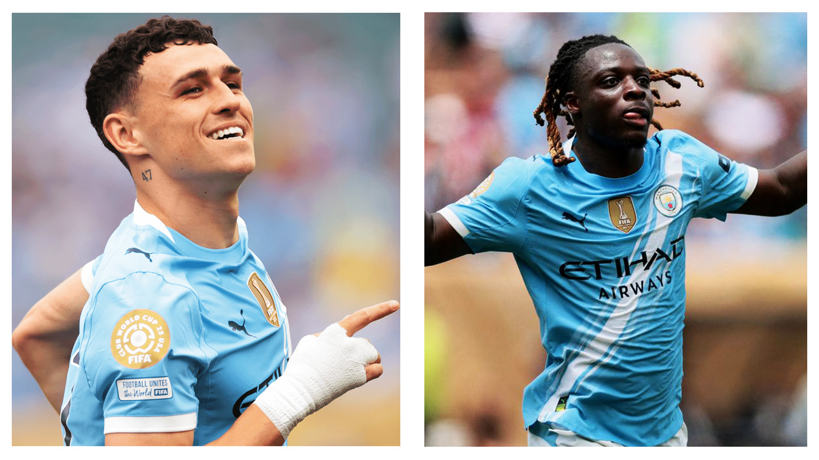 Phil Foden and Jeremy Doku - Club World Cup