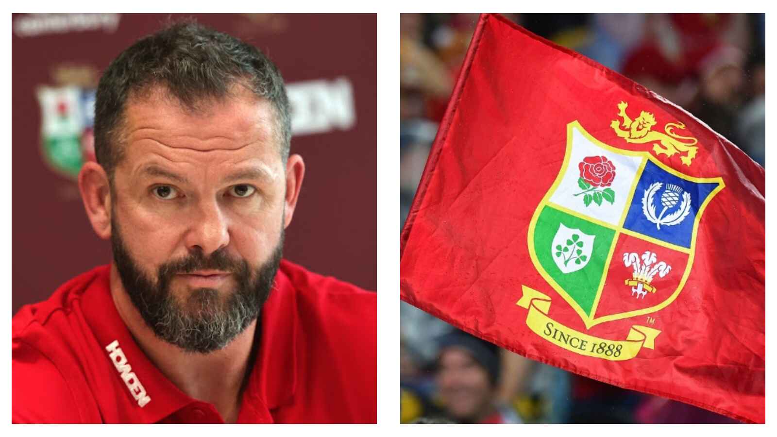 British and Irish Lions coach Andy Farrell