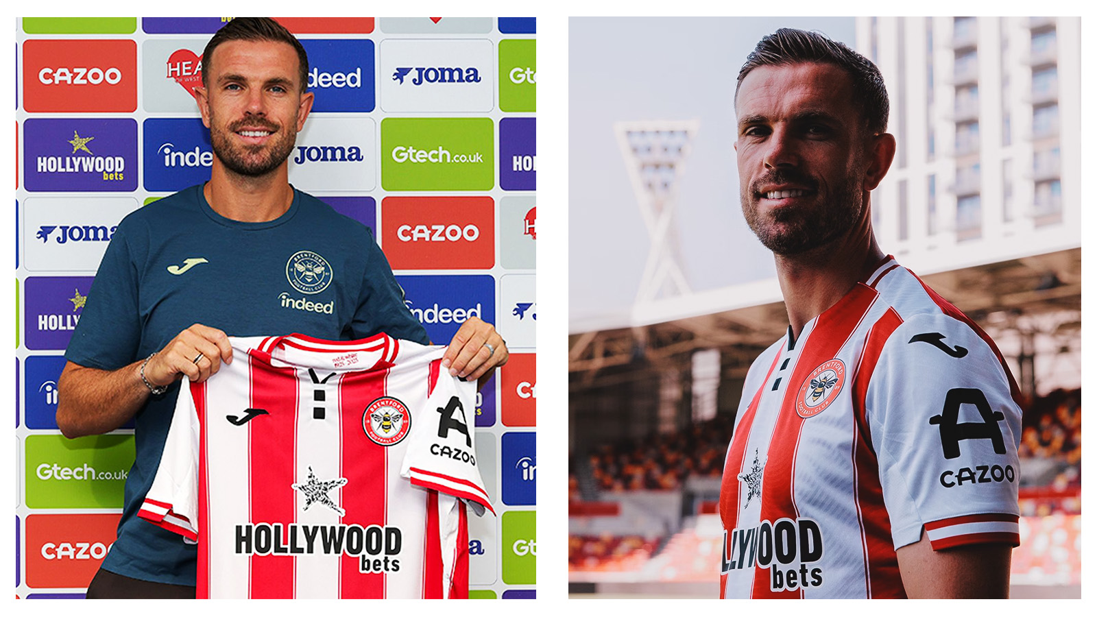 Jordan Henderson signs for Brentford