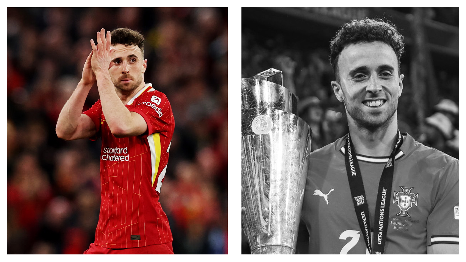 Liverpool forward Diogo Jota passes away