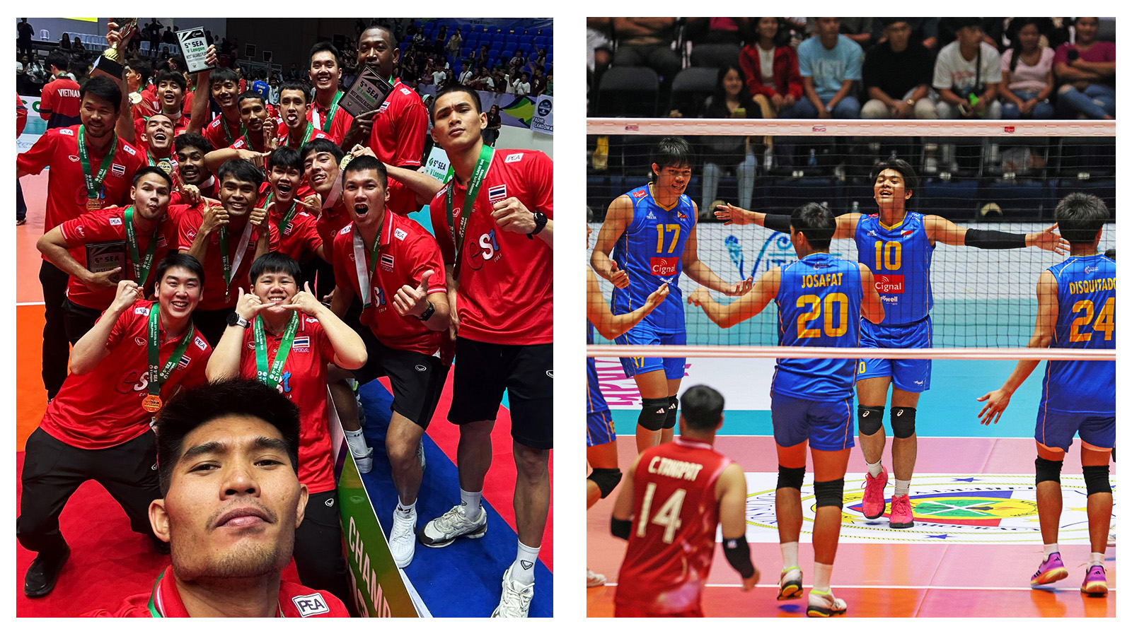 Men's SEA V.League Thailand and Alas Pilipinas