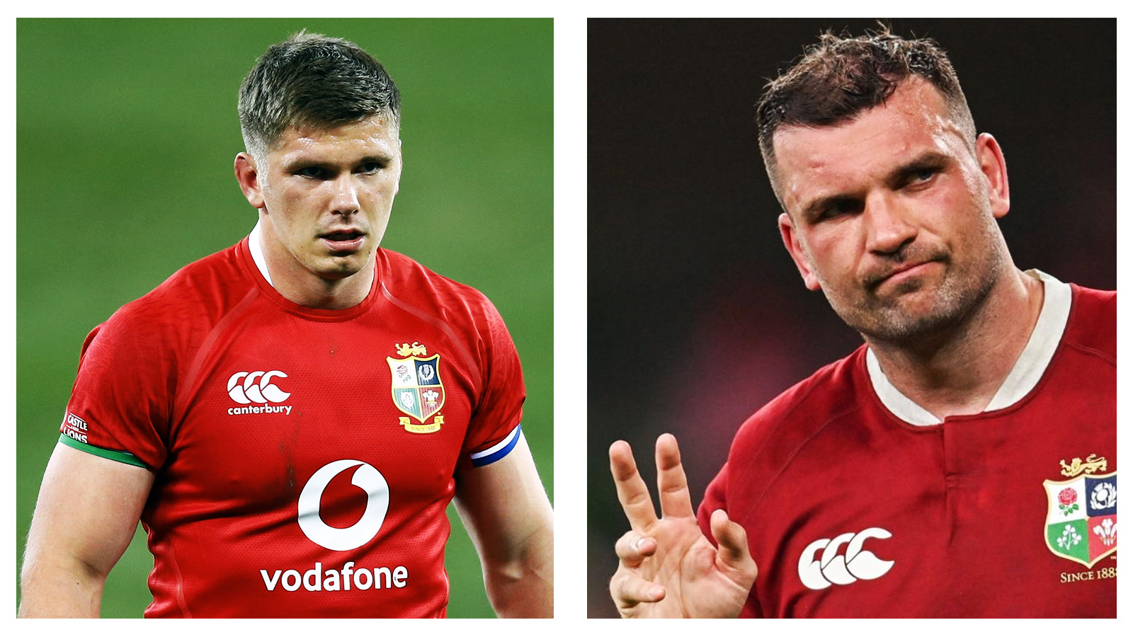 Owen Farrell and Tadhg Beirne