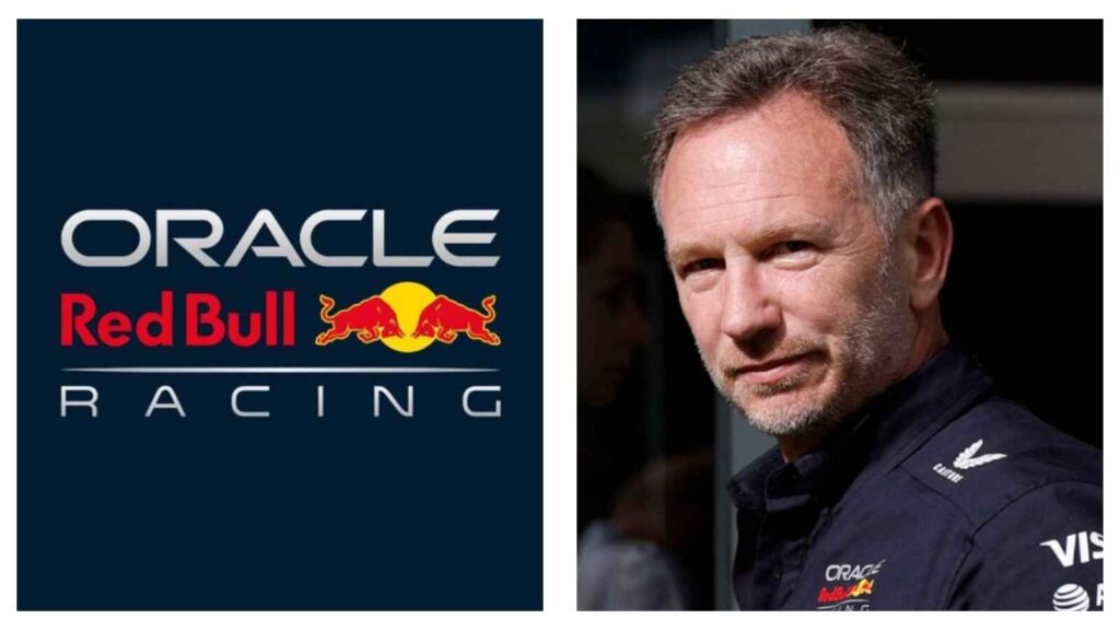 Red Bull Racing logo & Former team principal Christian Horner