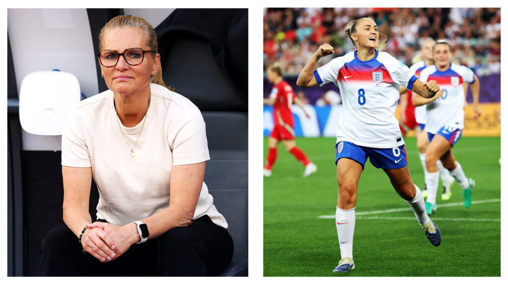 Sarina Wiegman and Georgia Stanway