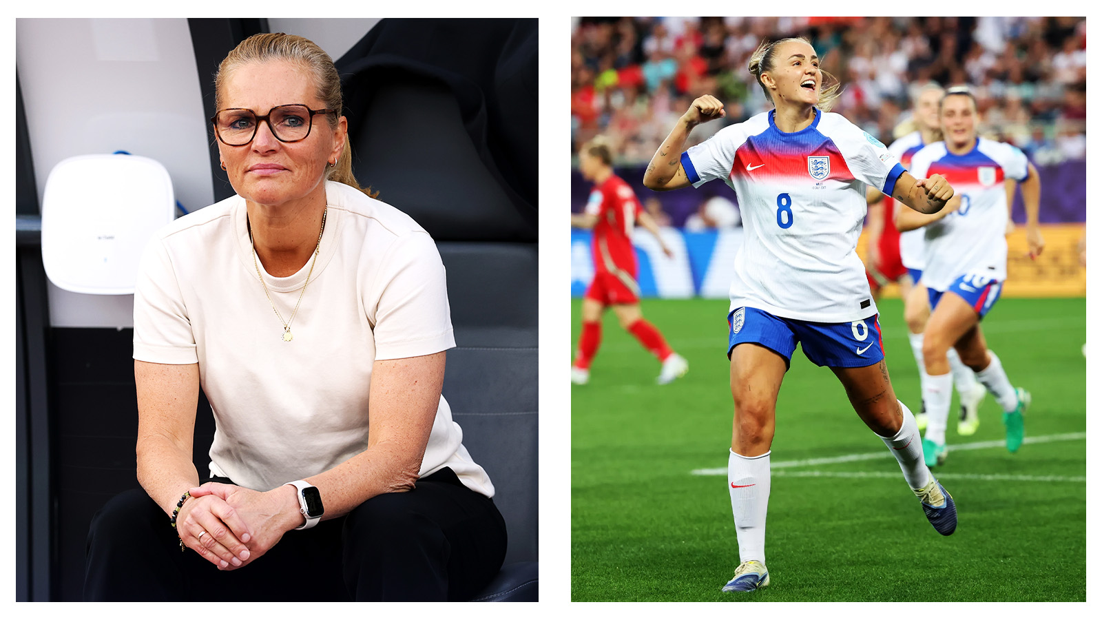 Sarina Wiegman and Georgia Stanway