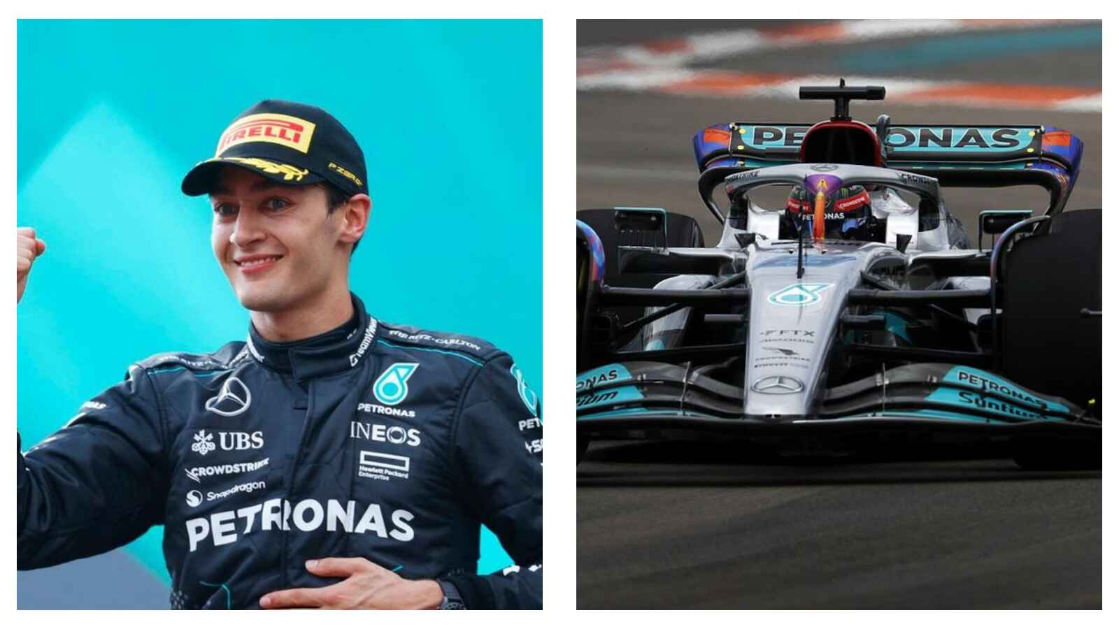 George Russell and Mercedes