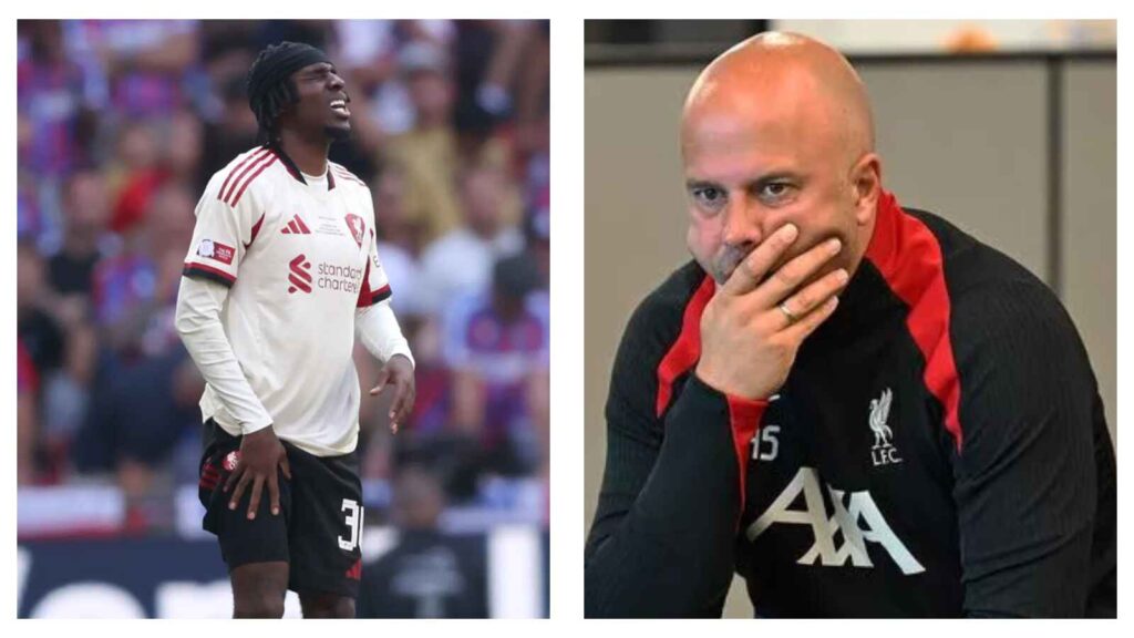 Jeremie Frimpong and Arne Slot