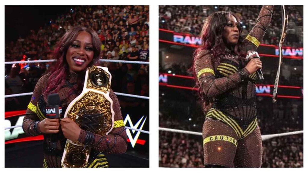 Naomi at Monday Night Raw