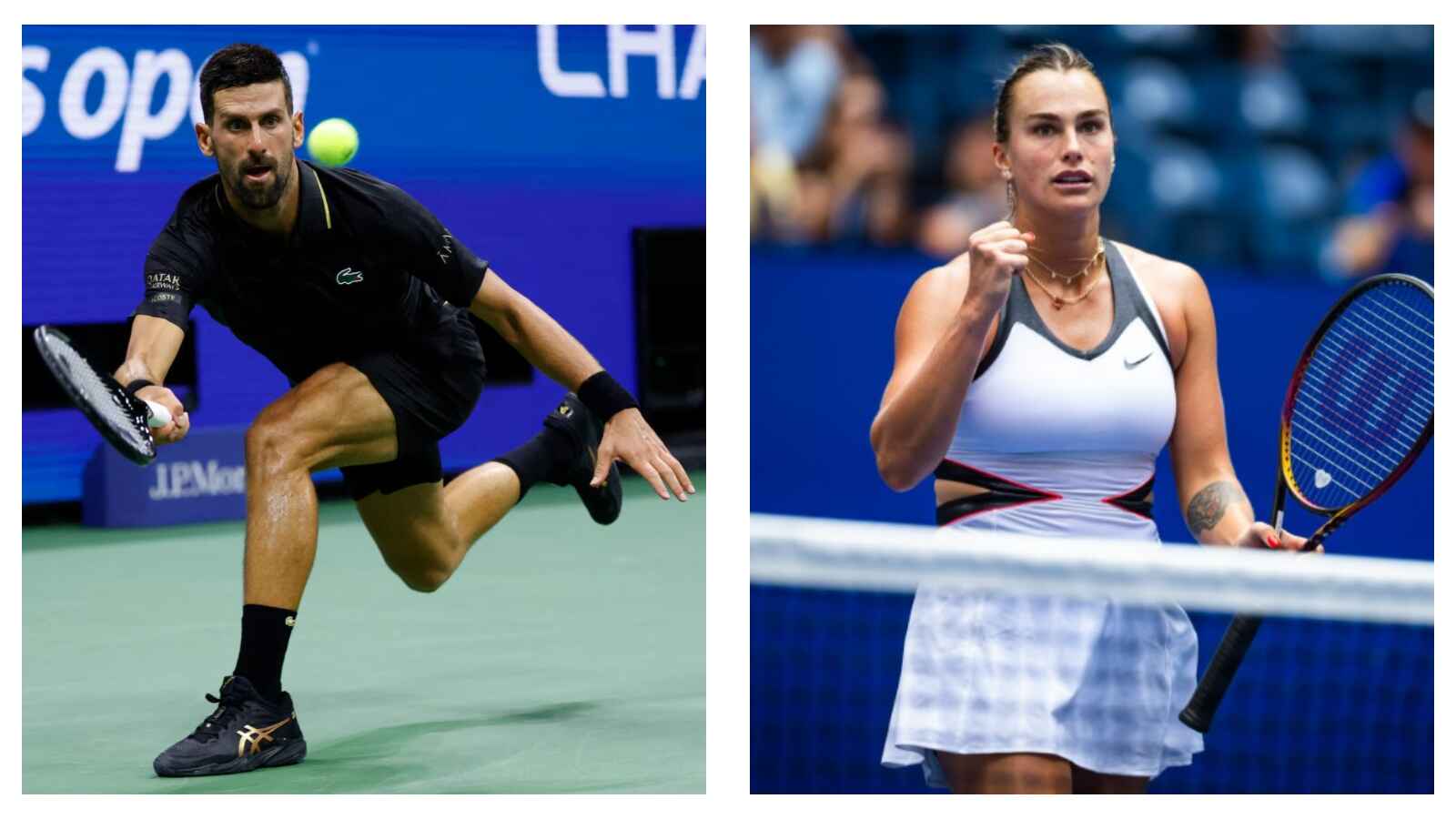 Novak Djokovic & Aryna Sabalenka