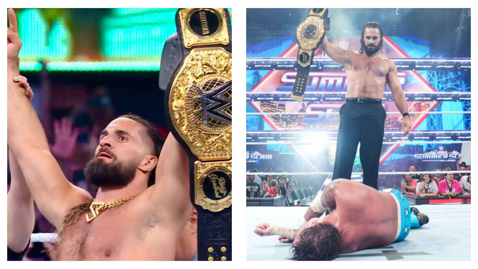 Seth Rollins Money in the Bank cash-in at Summerslam