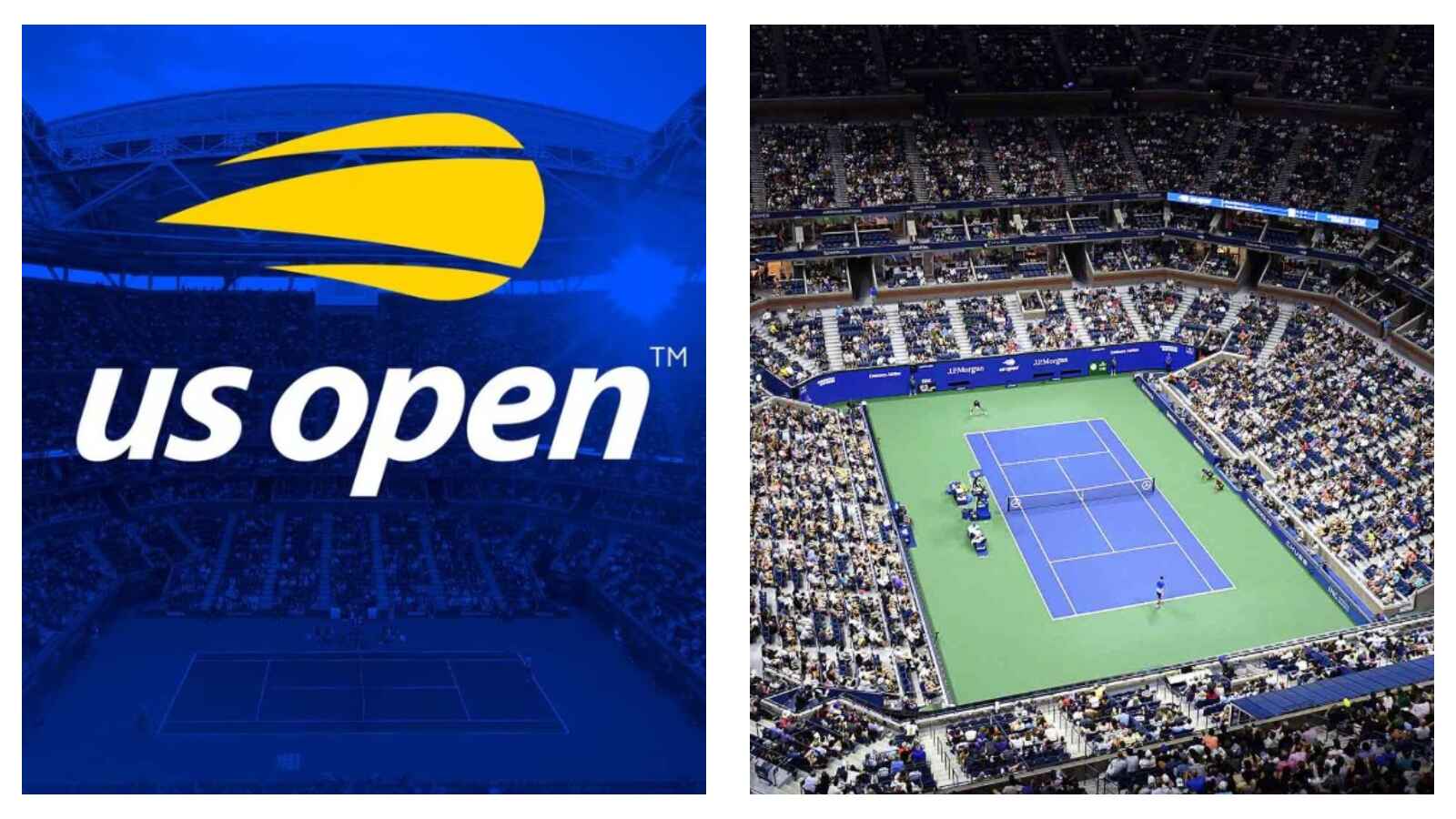 US Open logo & Arthur Ashe Stadium