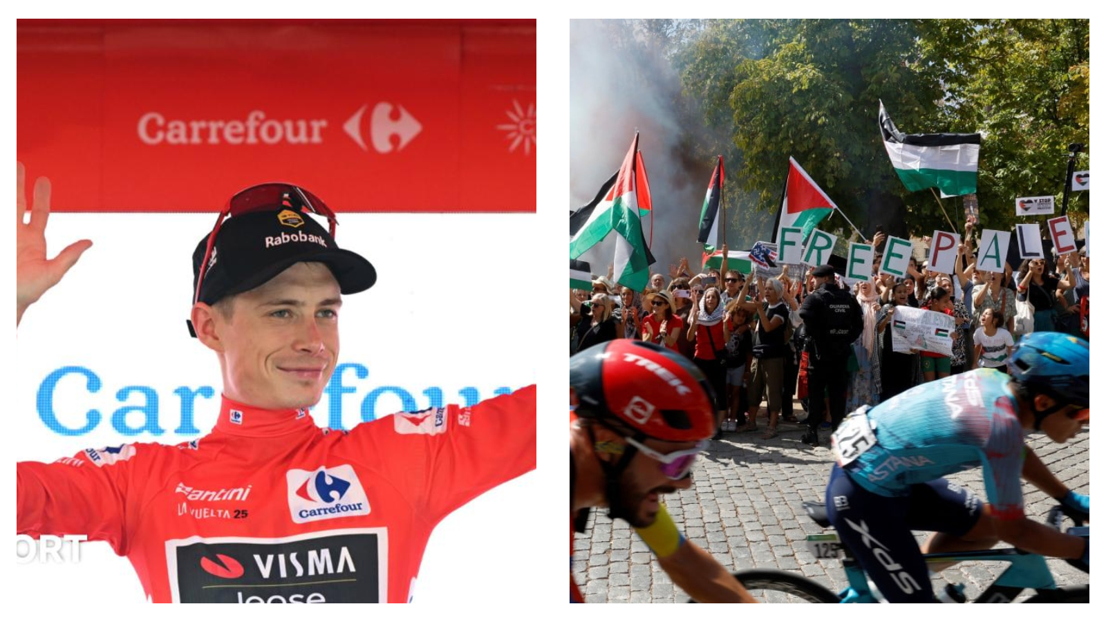 Jonas Vingegaard wins Vuelta amid pro-Palestine protests