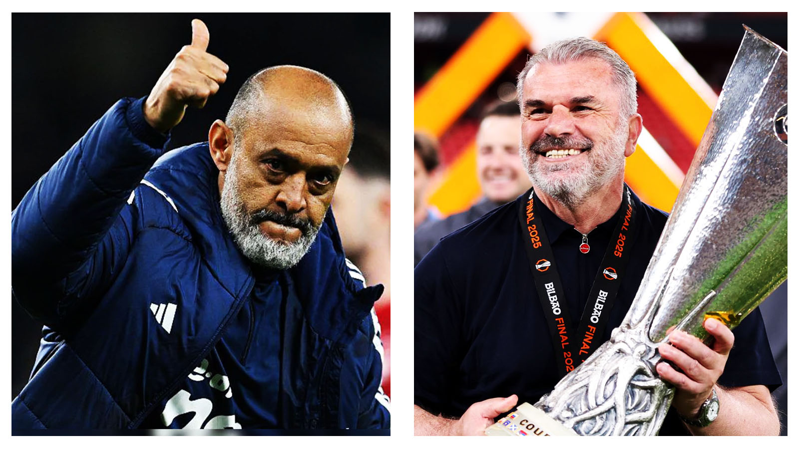 Nuno Espirito Santo and Ange Postecoglou