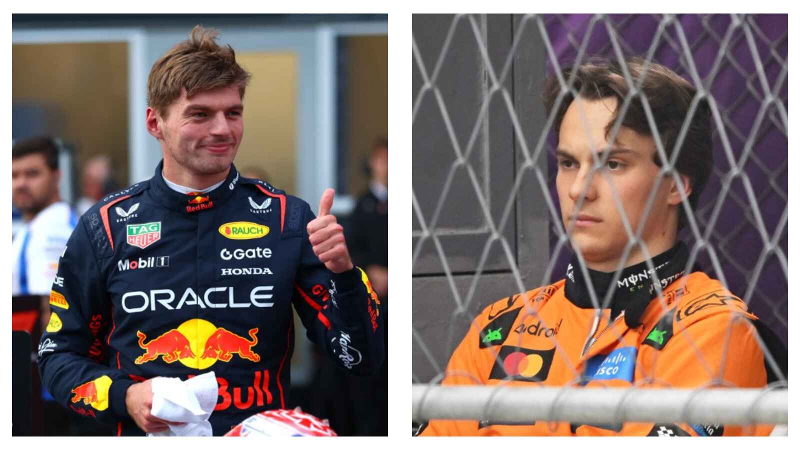 Red Bull's Max Verstappen & McLaren's Oscar Piastri