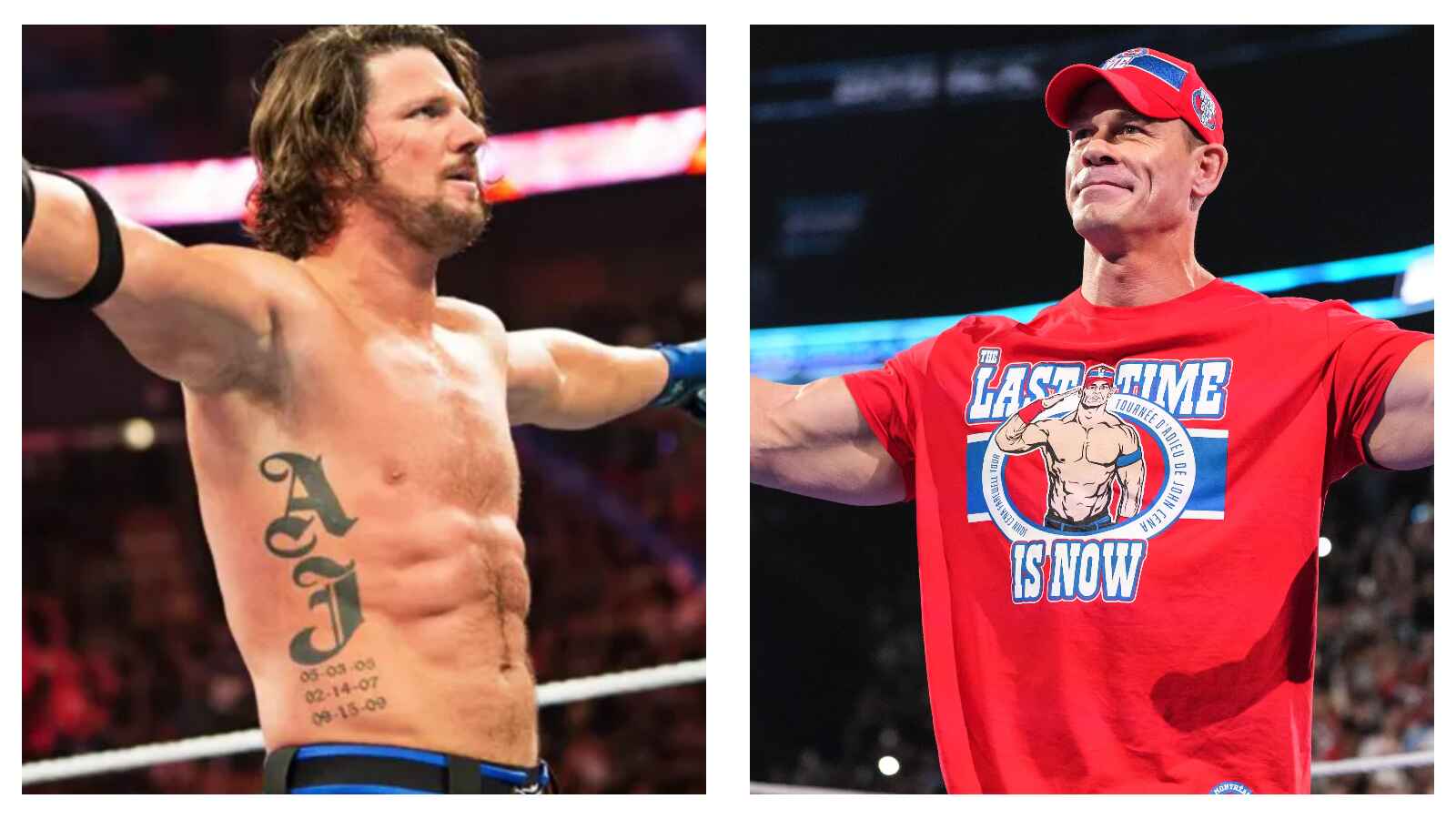 AJ Styles and John Cena