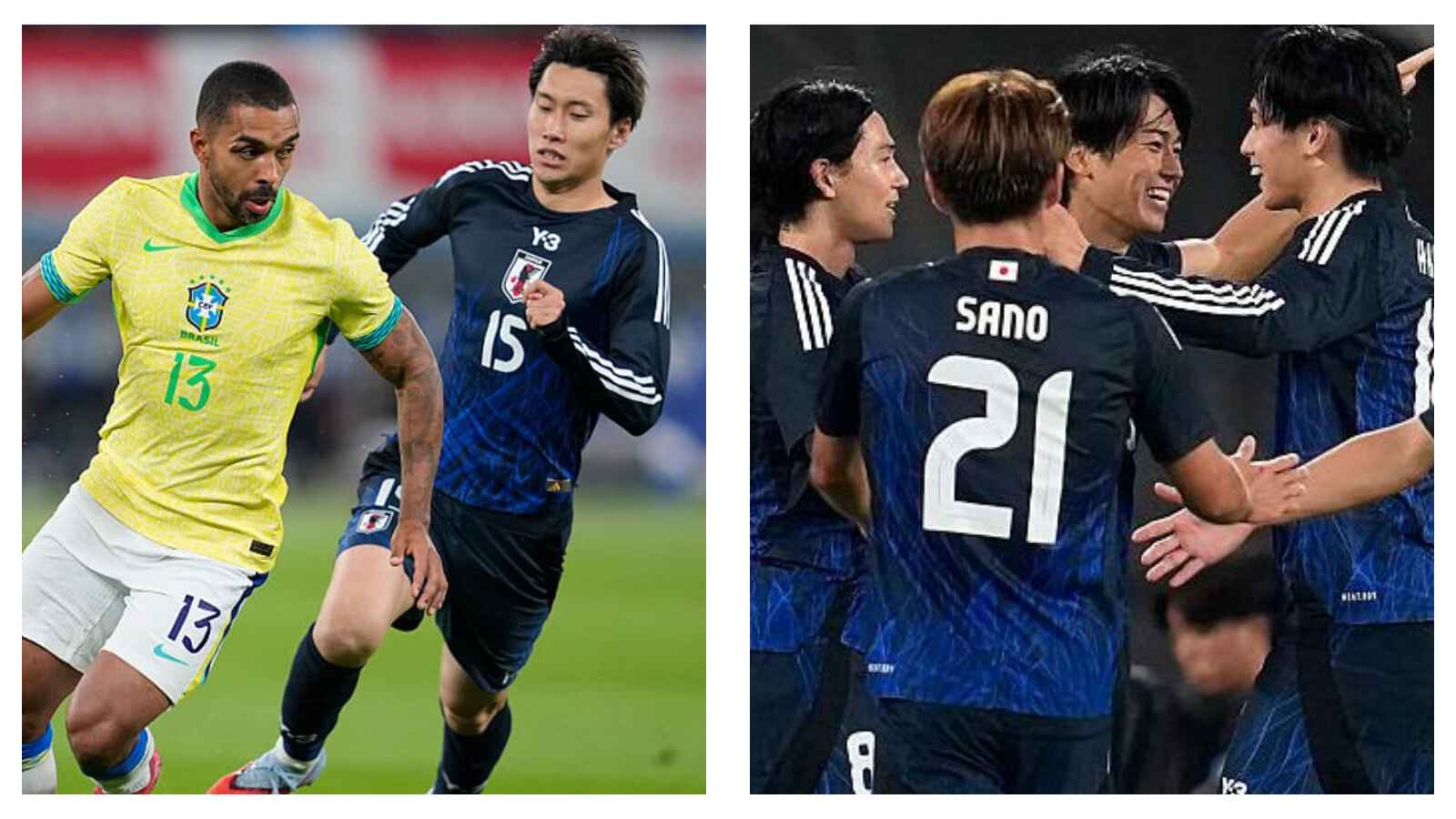 Japan vs Brazil friendly match