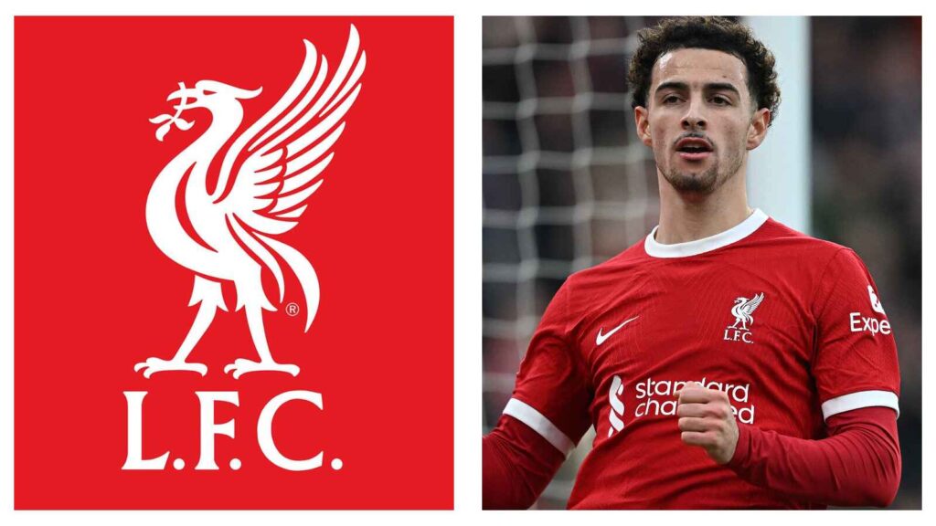 Liverpool midfielder Curtis Jones