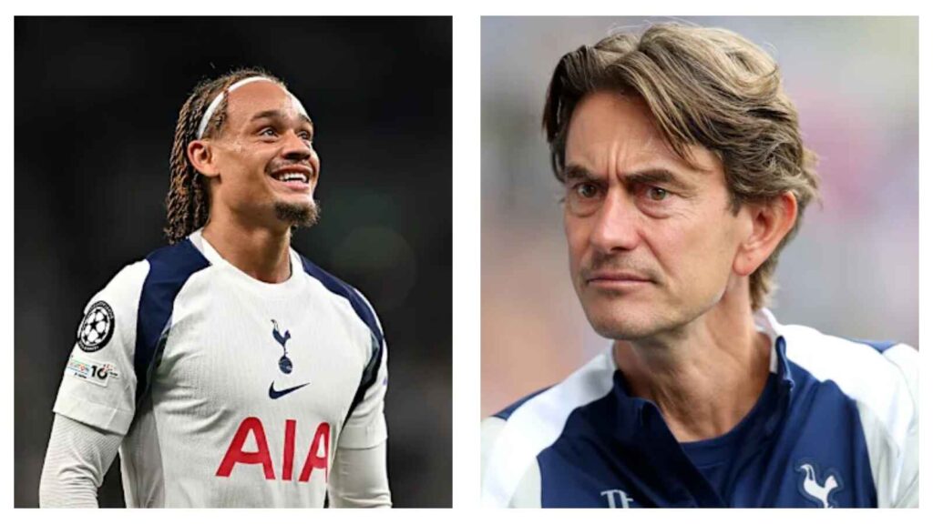 Xavi Simons and Thomas Frank