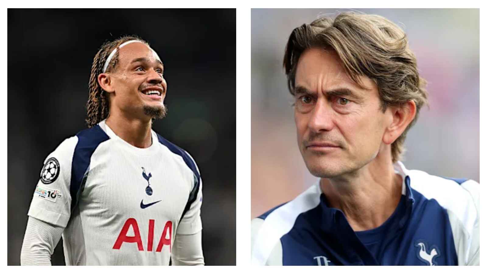 Xavi Simons and Thomas Frank