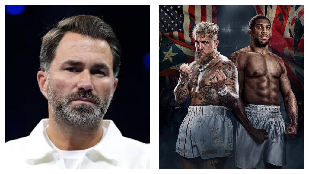 Boxing news: Eddie Hearn relishing Miami fight between Jake Paul and Anthony Joshua