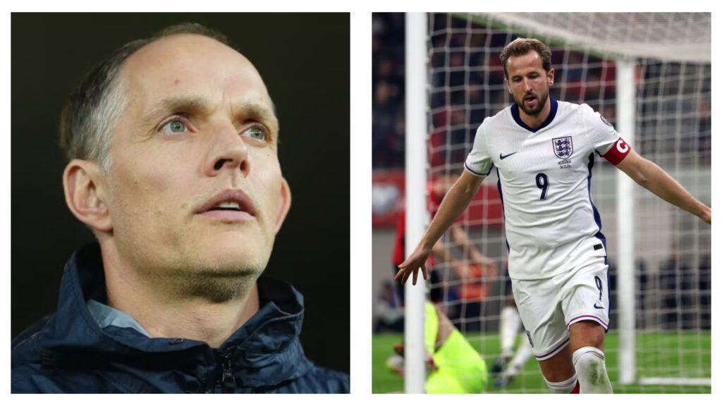 England's Thomas Tuchel & Harry Kane