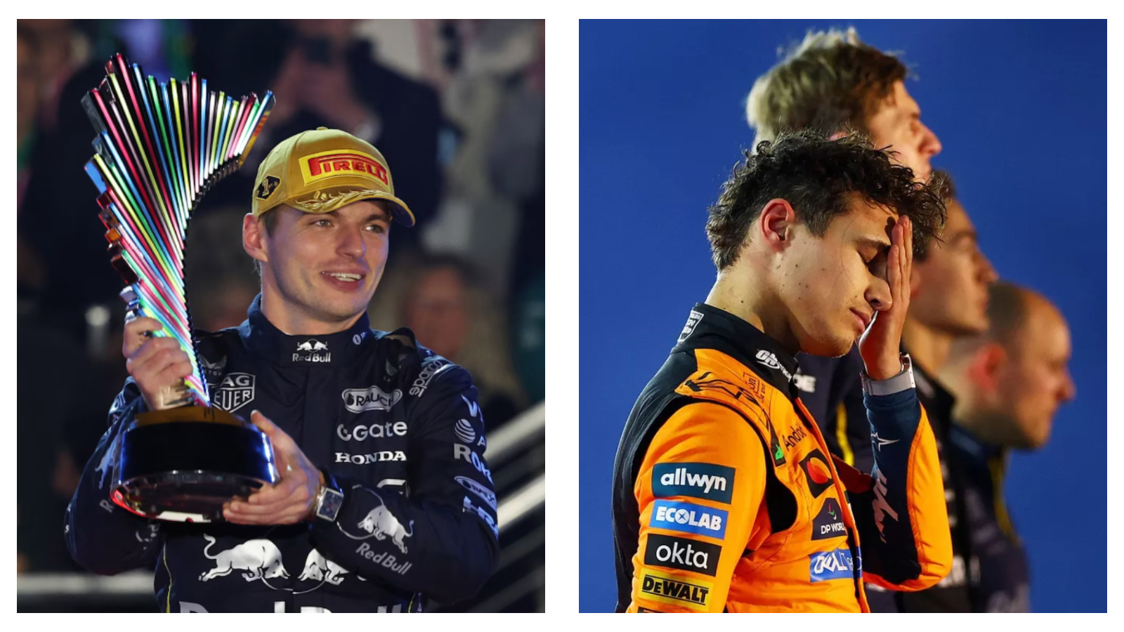Red Bull Racing's Max Verstappen & McLaren Racing's Lando Norris