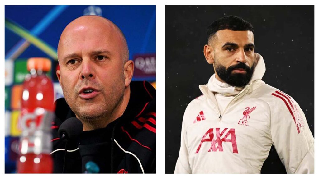 Arne Slot and Mohamed Salah