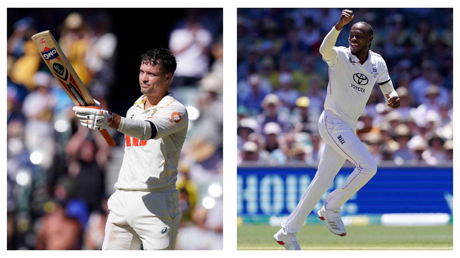 Australia's Alex Carey & England's Jofra Archer