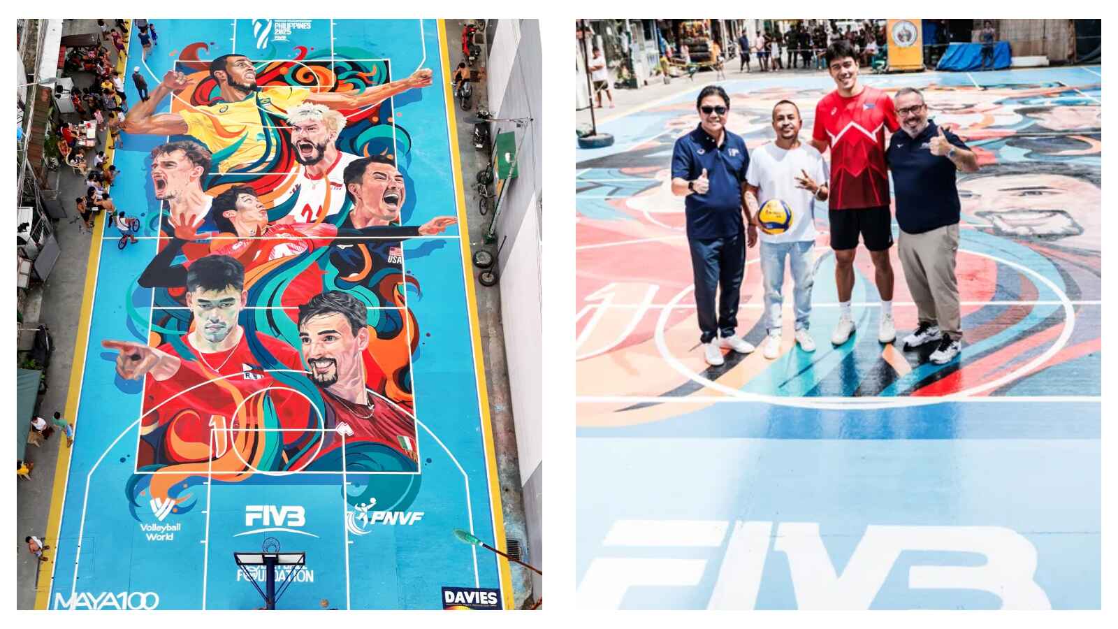 FIVB Legacy Art Project mural