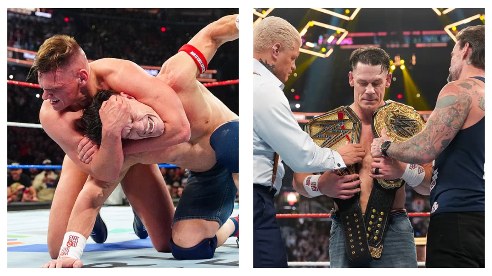 Gunther, John Cena, Cody Rhodes & CM Punk