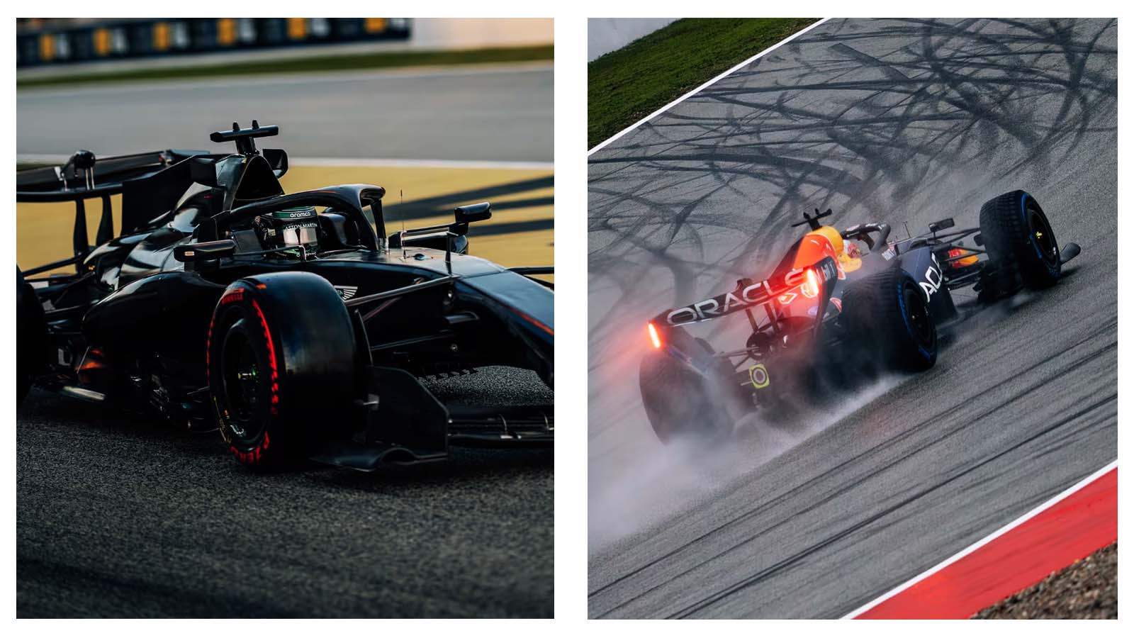 Aston Martin and Red Bull, F1