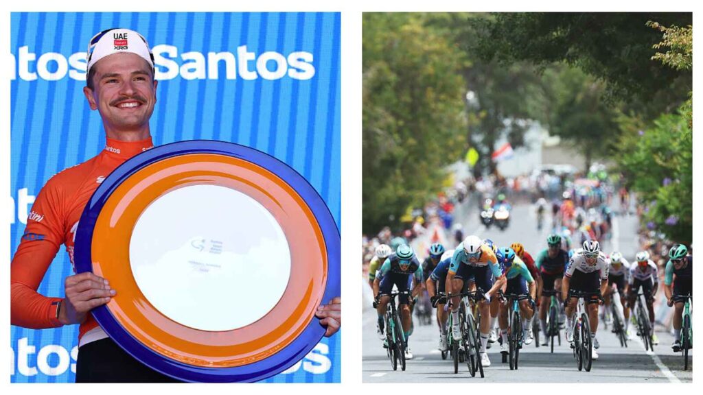 Jay Vine wins at Santos Tour Down Under