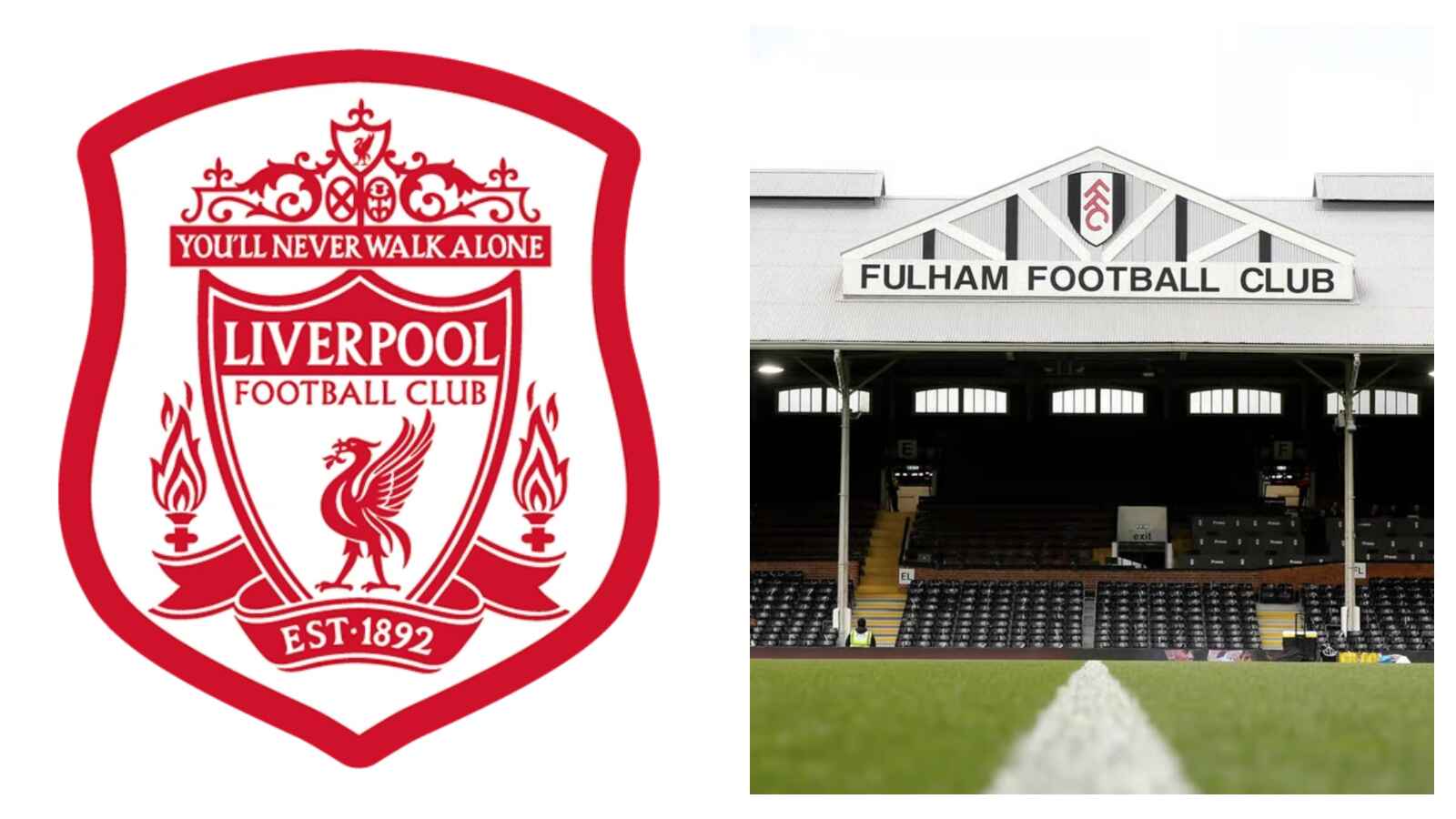 Liverpool FC logo and Craven Cottage