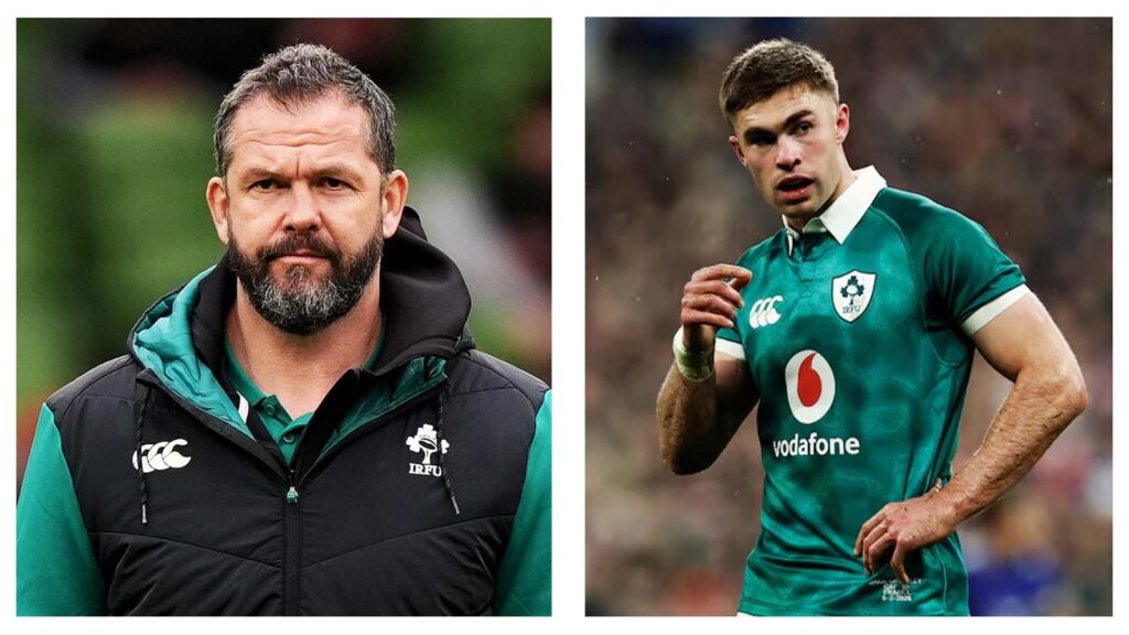 Andy Farrell and Jack Crowley